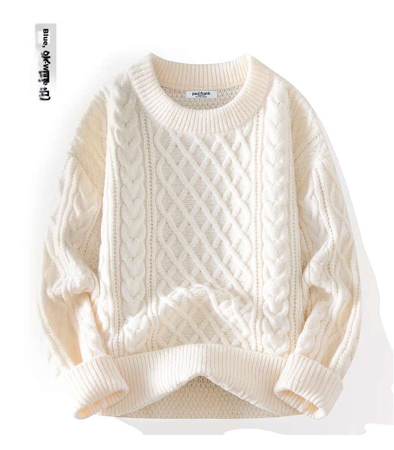 Paul Frank Red Casual Autumn Winter Knitted Sweater New Sports Men's Trendy Loose Knitwear Red L 8