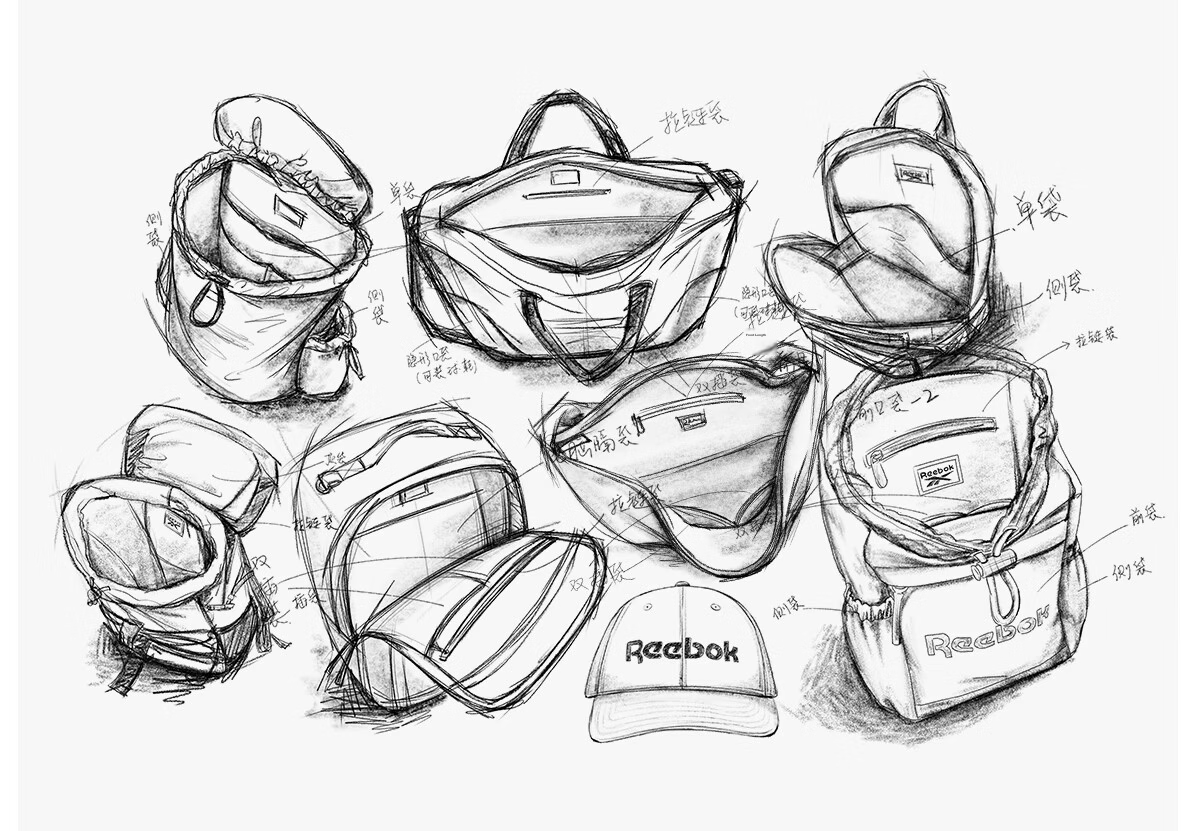 Reebok Fashion Single Shoulder Crossbody Phone Bag Portable Lightweight Storage Pouch Outdoor Sports Cycling Commuting Mini Small Bag 5
