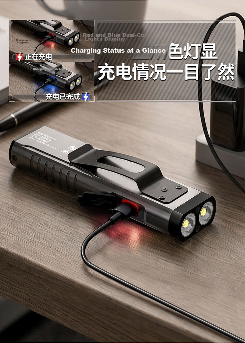 EWPLORE WASP Multi-Functional Work Light, Foldable Flashlight, Outdoor Lighting Lamp with Magnetic Attraction, COB Floodlight for Automotive Repair 19