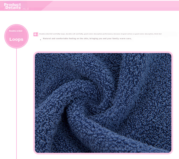 Hengyuanxiang Pure Cotton Thickened Absorbent Towel And Bath Towel Set of Three Pieces for Men And Women, One Face Towel And Two Bath Towels 4