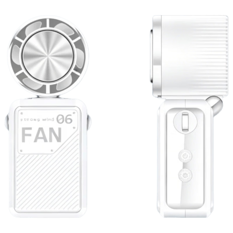 REMAX Semiconductor Cooling Mini Portable Handheld Fan USB Rechargeable Silent Outdoor Long Battery Life Air Conditioner