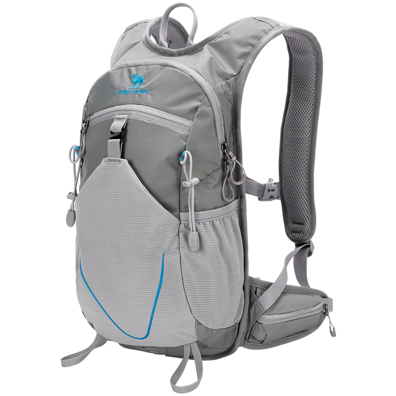 CAMEL Lightweight Unisex College Student Trail Running Cycling Outdoor Hiking Backpack 1152253010 Gray