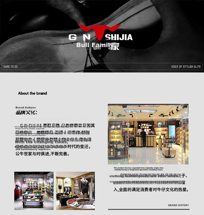 G.N.Shi Jia Men's Autumn Winter New Retro British Style Martin Boots Trendy Versatile Men's Work Boots Outdoor Motorcycle Leather Boots 1