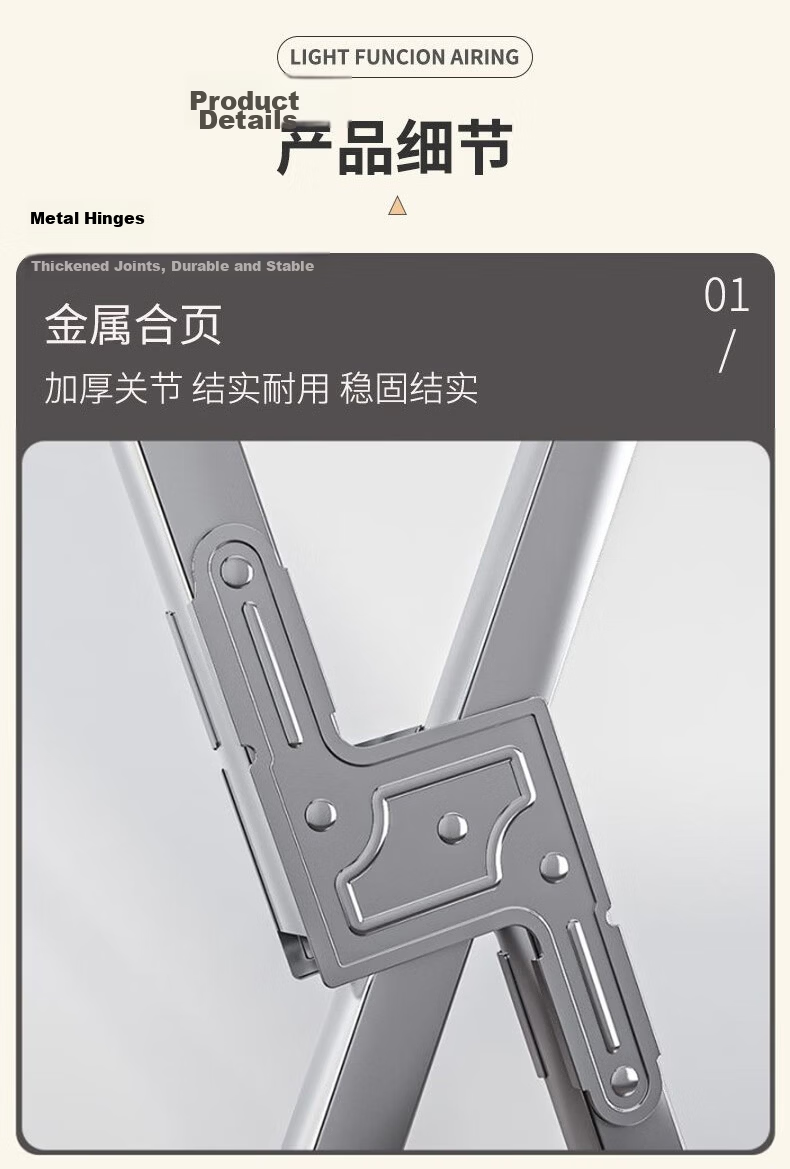 Jing Jiayi Heavy-Duty Folding Telescopic Single Rod Floor Clothes Drying Rack for Home Balcony 11