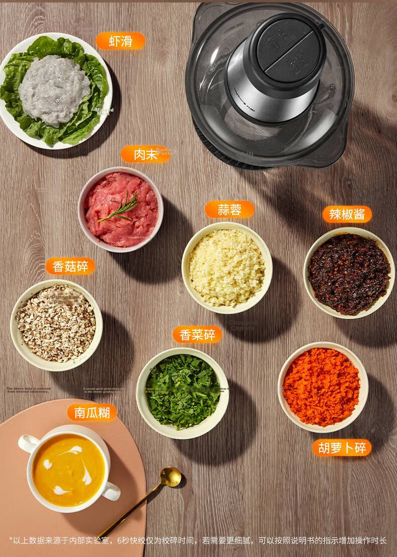 Joyoung Electric Meat Grinder Household Multifunctional Food Processor Baby Food Maker Vegetable Cutter Stainless Steel 3.5L Large Capacity S35-LA551 9