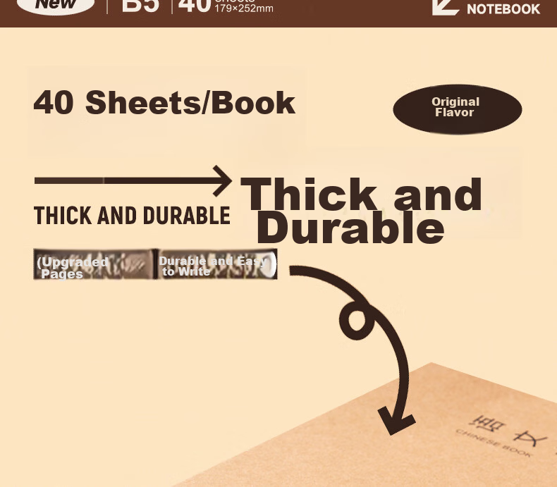 M&G Stationery B5 Math Error Book, Middle School English Correction Notebook, High School Student Error Organizer Tool, 40 Sheets Per Book MPYJPK59 14