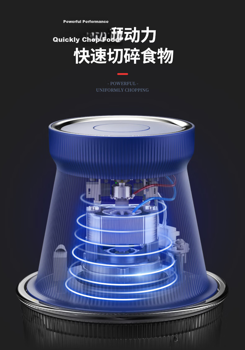 Morphyrichards Meat Grinder Household Seasoning Machine Baby Food Processor Multifunctional Food Preparation Meat Mincer Vegetable Cutter Electric Food Processor Garlic Masher Blender Meat Grinder MR9 9