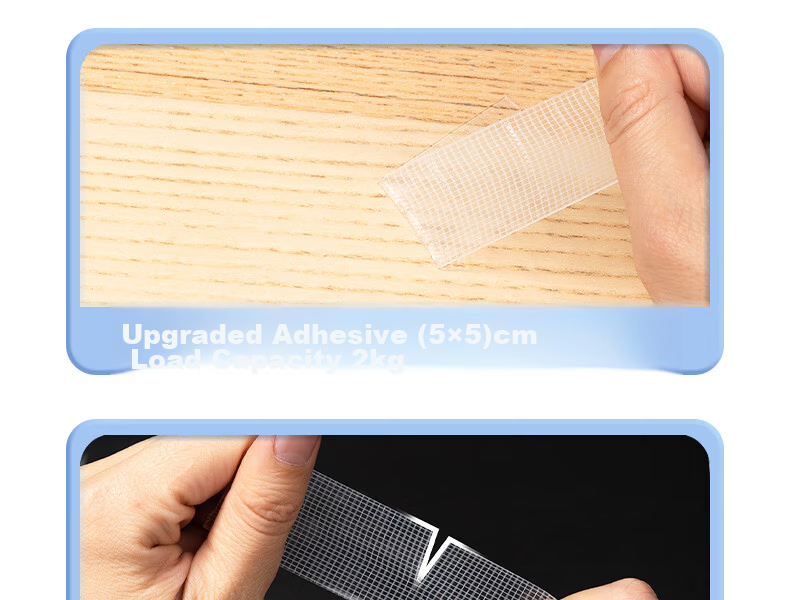 Deli Nano Double-Sided Tape 3.0 Upgrade 30mm x 3m Strong Adhesive Wall-Mount No-Trace Tape Grid Transparent Waterproof Tape 1 Roll JL601 4
