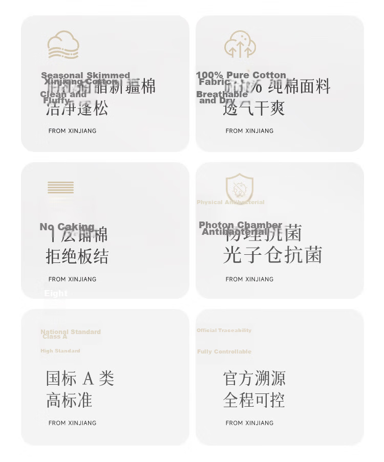 MUJI Origin Series Cotton Quilt 100% Xinjiang Cotton All Cotton Spring and Autumn Quilt Core 6 Jin 200x230cm 3