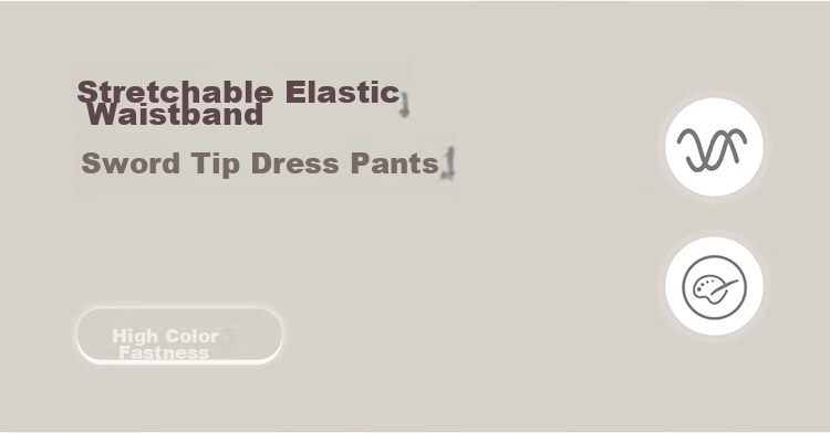 Shirt Lao Luo [President T3] Belt-Free Zero-Dye Technology Colorfast Easy-Care Business Dress Pants 247B0S810N 2