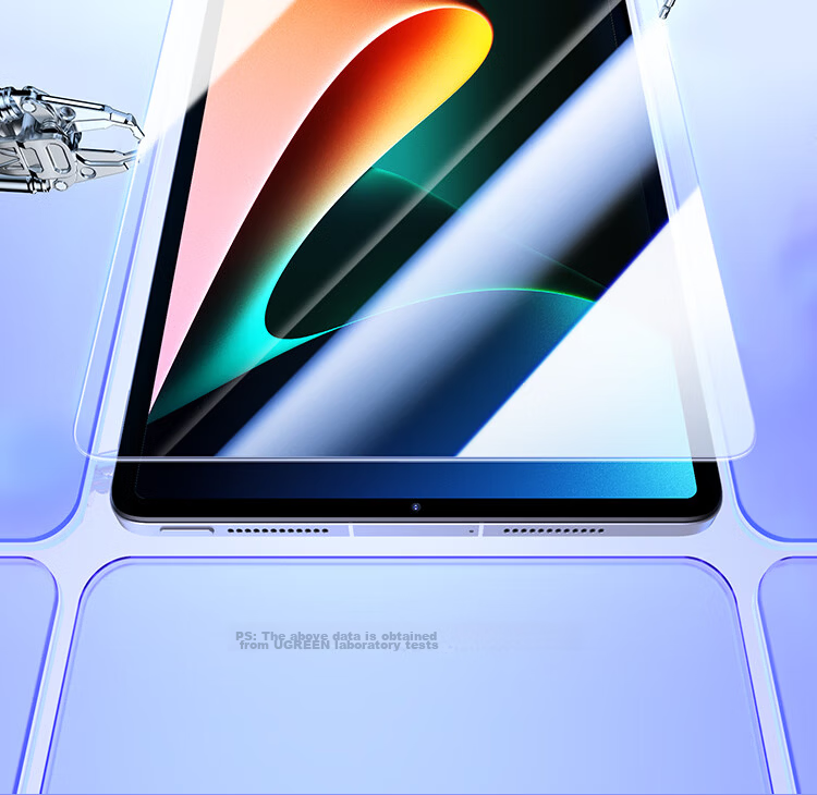 Ugreen Tempered Glass Screen Protector for Xiaomi Pad 8/8 Pro/7/7 Pro, Dust-Free Installation, Compatible with Xiaomi Pad 25/24 Models, 11.2-inch Full-Screen HD Anti-Fingerprint Film 8