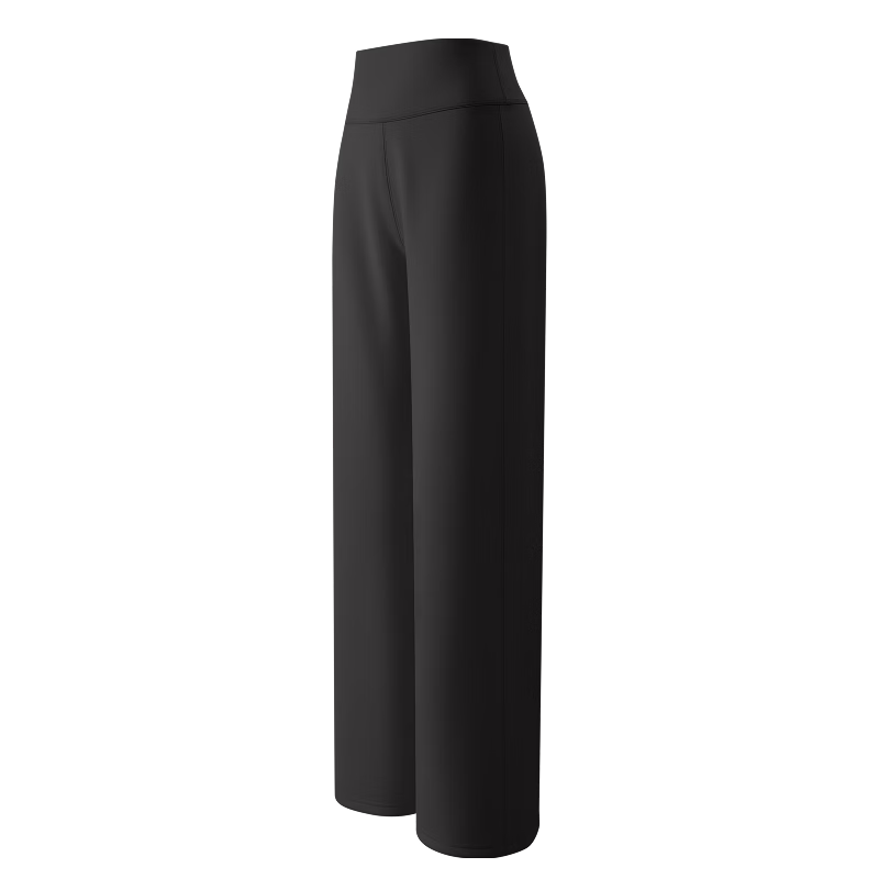 Beneunder Yoga Straight-Leg Pants for Women, Sports Pants with High Elasticity Latex Waist, Slimming And Comfortable Casual Wide-Leg Long Pants EL033