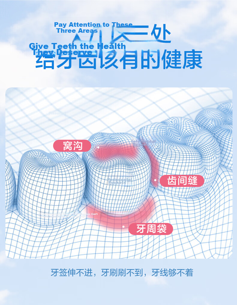 Panasonic Portable Oral Irrigator Small Tube Water Flosser Dental Cleaner for Children and Adults Orthodontic Practical Gift DJ33 White 3