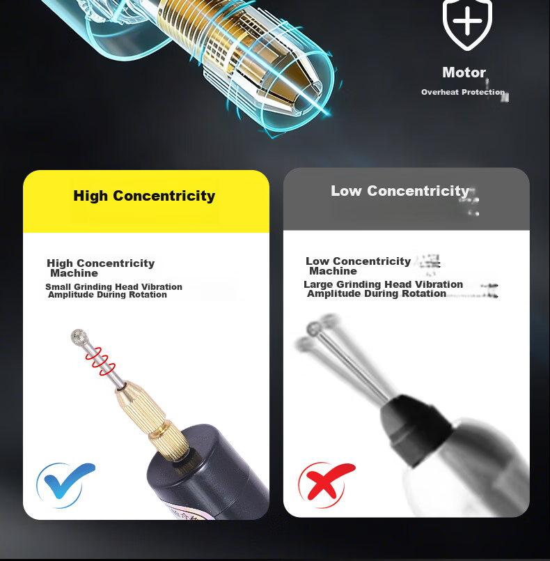 Jingkai Rechargeable Electric Code Engraving Machine Handheld Brushless Mini Code Scraper Grinder for Cigarette Boxes 8