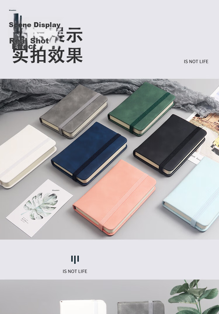 Xutong A7/96 Pages Small Portable Pocket Notebook Simple Handy Word Notebook Small Memo Pad Stationery Diary 17
