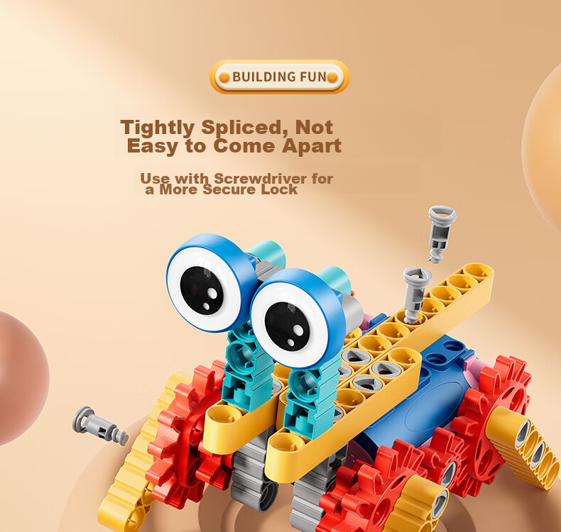 Yisrui Children's Building Blocks Toy for Ages 1-3-6-12, Large Particle House Building Blocks, Assembly Toy for Boys and Girls, Birthday Gift 12