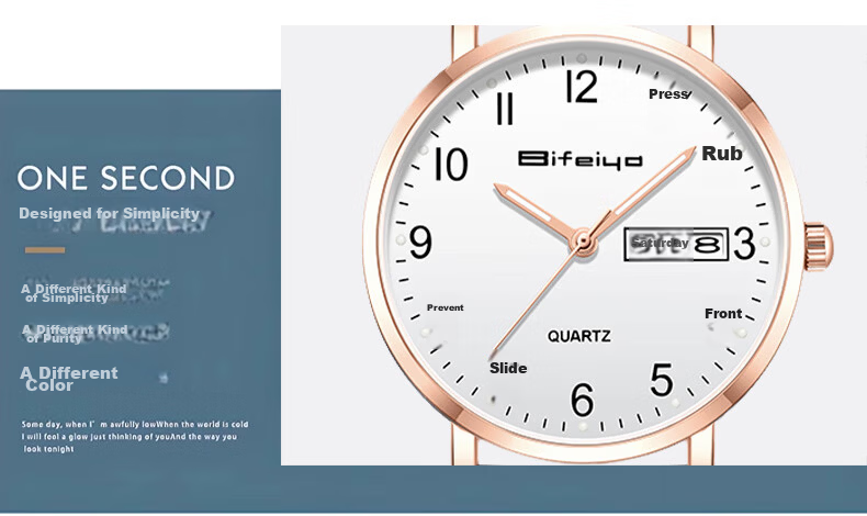 George Earl Women's Watch for Middle and High School Students, 2025 New Stylish Time-Only Girl's Watch for Exam Season 9