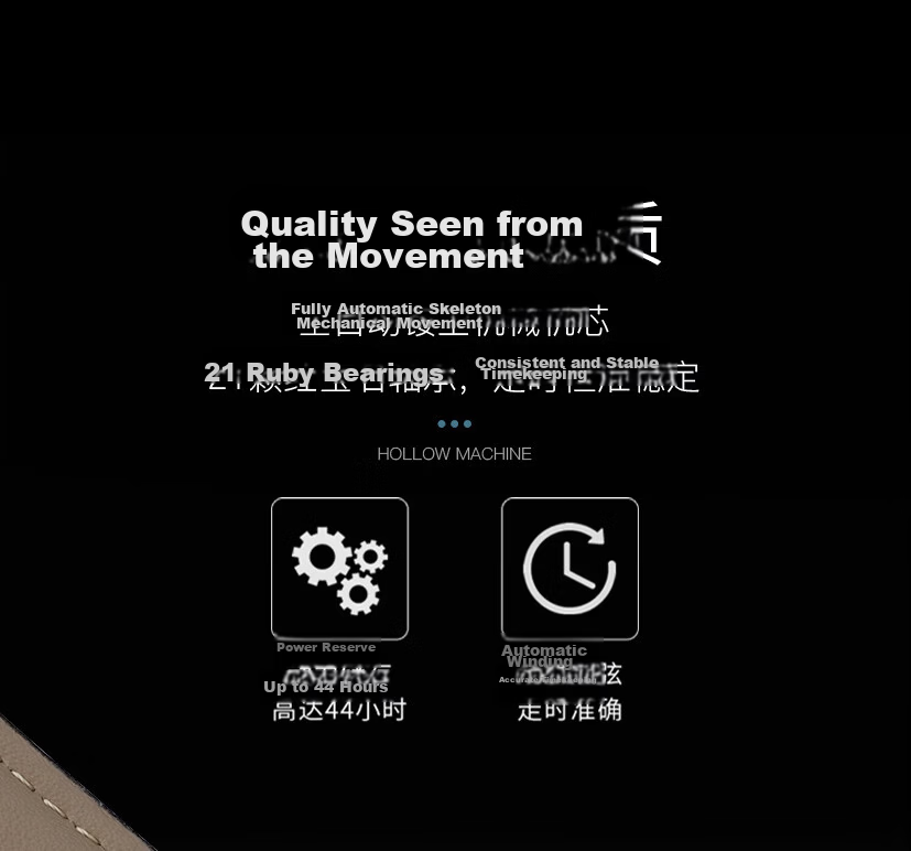 OLEVS Swiss Certified Men's Fully Automatic Mechanical Watch, Men's Luxury Timepiece, 2026 New Skeleton Design Men's Watch, Top Ten Brand 17