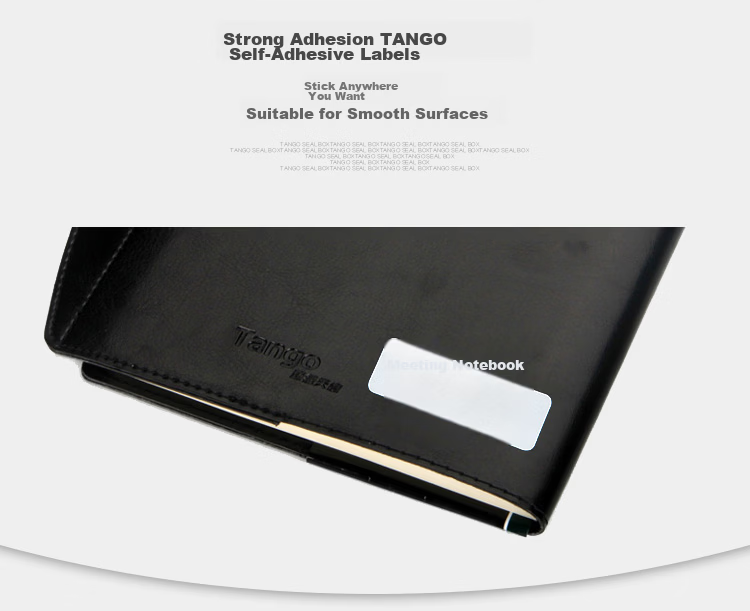 TANGO White 13mm×38mm Adhesive Label Paper/1400pcs Self-Adhesive Sticky Notes Removable Glue Data Classification Price Labels Office Supplies 4