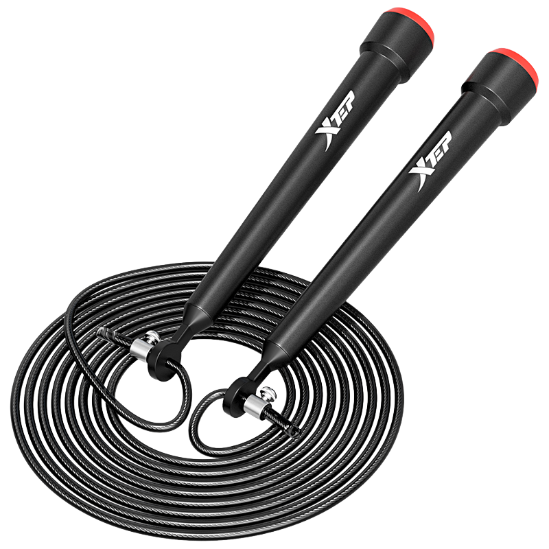XTEP Speed Jump Rope Steel Wire Middle School Exam Competition Special Lightweight Double Under for Students Adults Fitness Weight Loss