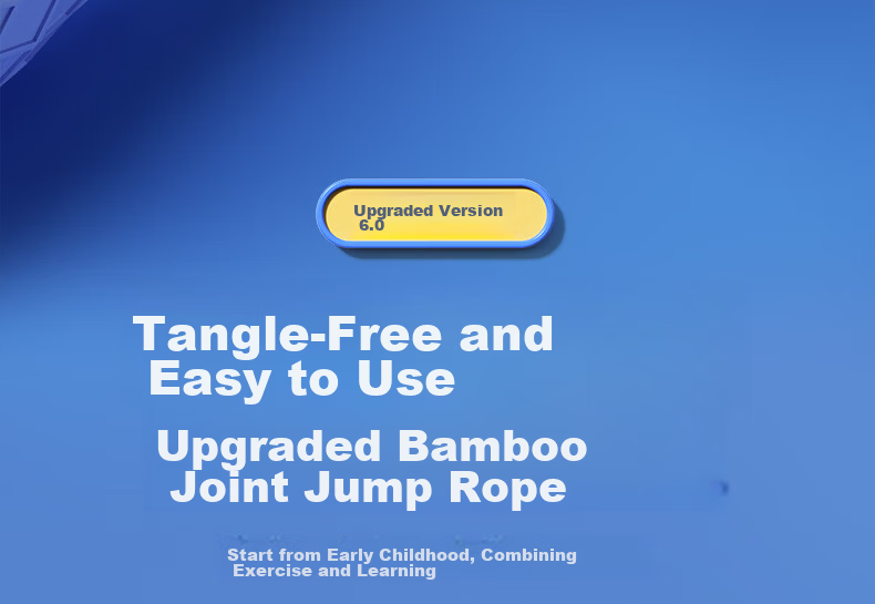LI-NING Bamboo Jump Rope for Children Kindergarten Primary School Beginners Ages 3-6 Exam Training Special Edition 10
