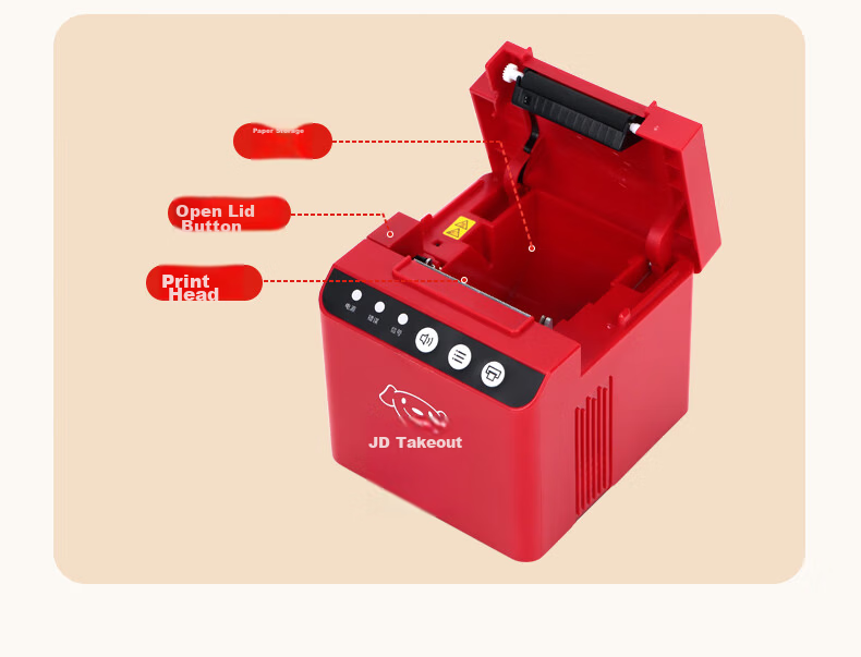 Gprinter Cube JD Meituan Eleme Douyin Full-Automatic 58mm Thermal Receipt Printer Cloud Printer WiFi + Real Voice 27