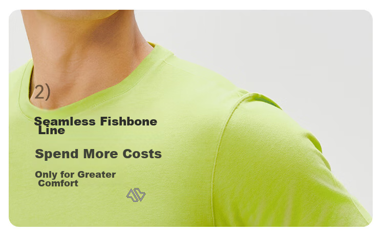JD Original Summer Men's Sports Short-Sleeve Running Fitness Aerobic Sweat-Resistant Quick-Dry Wool T-Shirt, Phantom Green, M 26