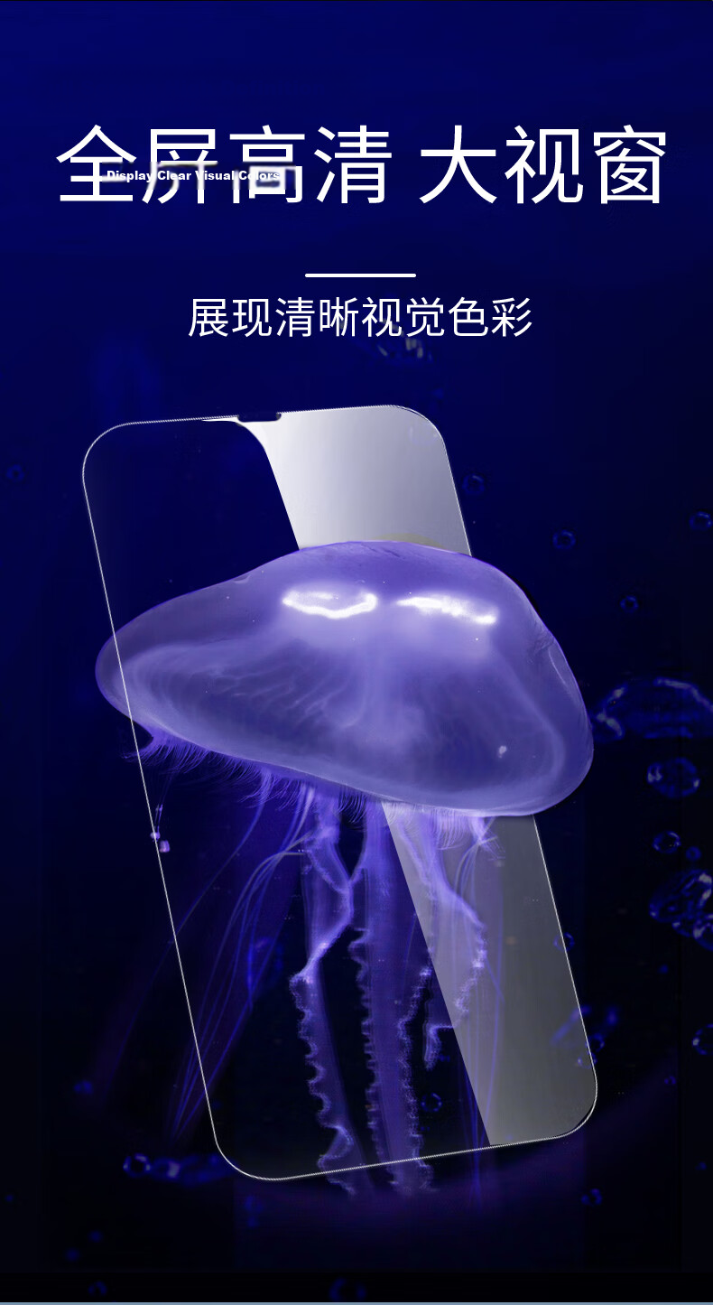 Langling [2-Pack] Tempered Glass Screen Protector for iPhone 14/13/13 Pro, HD Anti-Fingerprint, Drop-Resistant Phone Screen Film 8