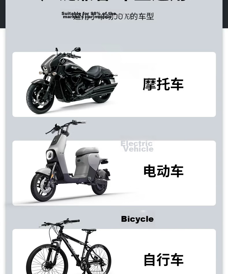 Zhicheng Truck Phone Holder Bicycle Electric Motorcycle Riding Phone Mount Rider Navigation Fixer Handlebar Model 11