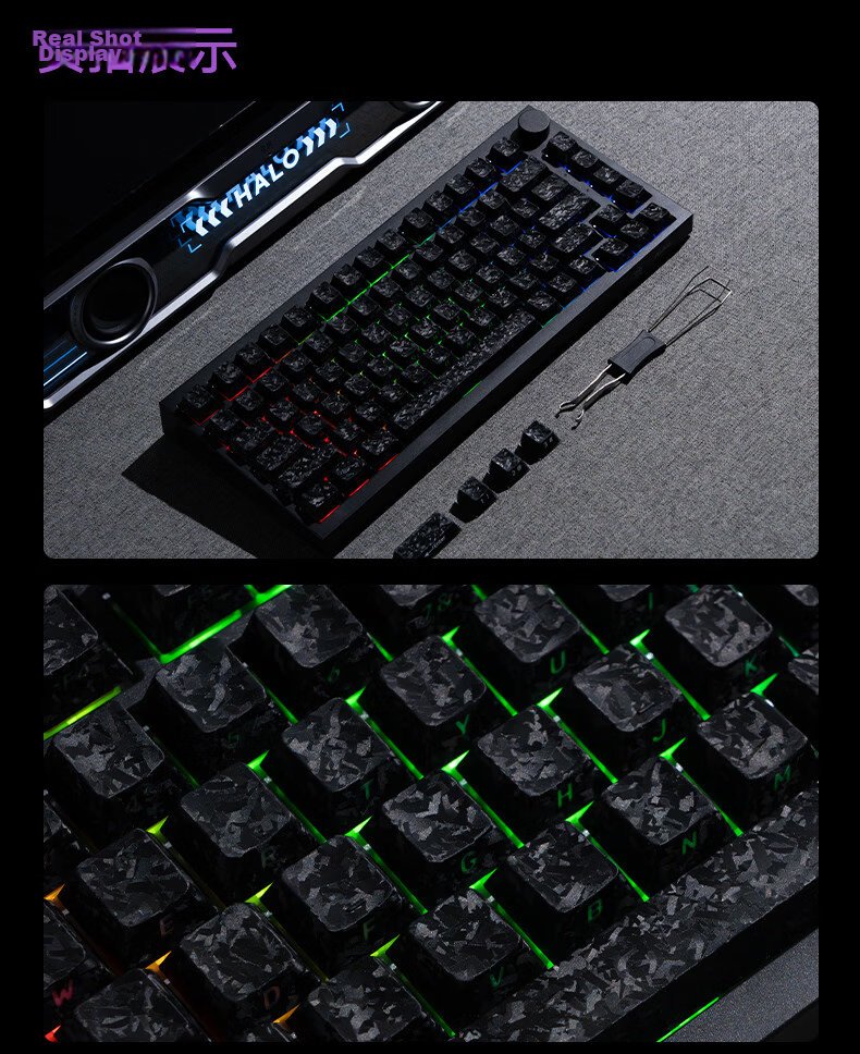 AKKO 5075 V5 HE Wireless Magnetic Switch Gaming Keyboard 75% Layout Hot-Swappable Gasket Structure Bluetooth Wired Tri-Mode Esports FPS Valorant Dual-Drive 82-Key 12
