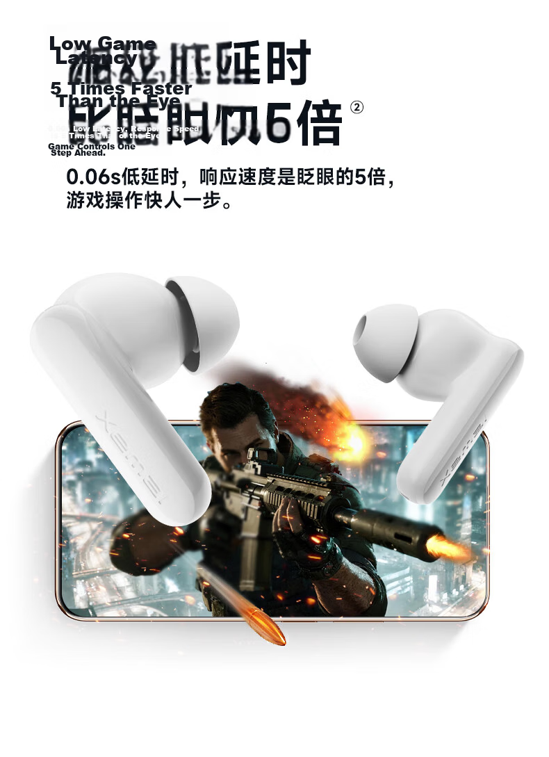 EDIFIER X2 Evo True Wireless Stereo Bluetooth Earphones Bluetooth 6.0 Translation Earbuds Compatible with Apple Huawei Xiaomi OPPO Phones Cream White Graduation Gift 5