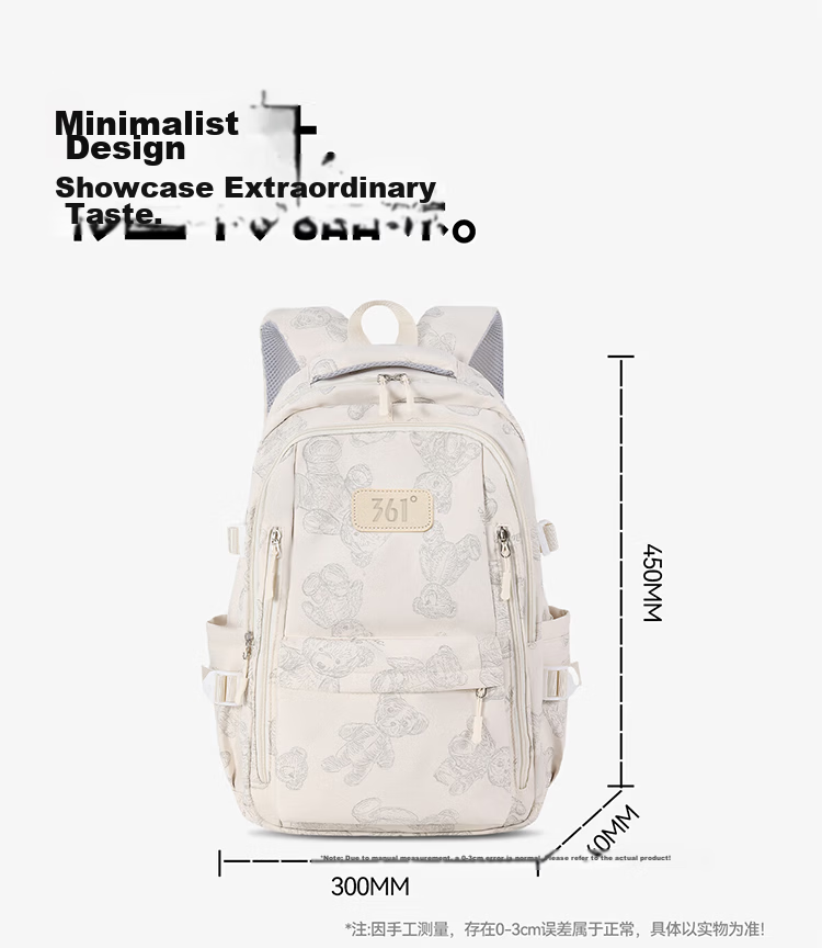 361° Women's Backpack Large Capacity Lightweight Ins Style College School Bag for High School and University Students 17