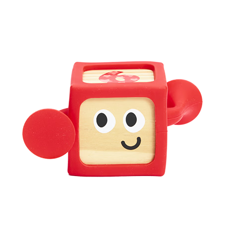 Hape (Germany) Baby Educational Building Blocks Toy with Soft Edges, Suction Cups, Detachable And Washable E9857