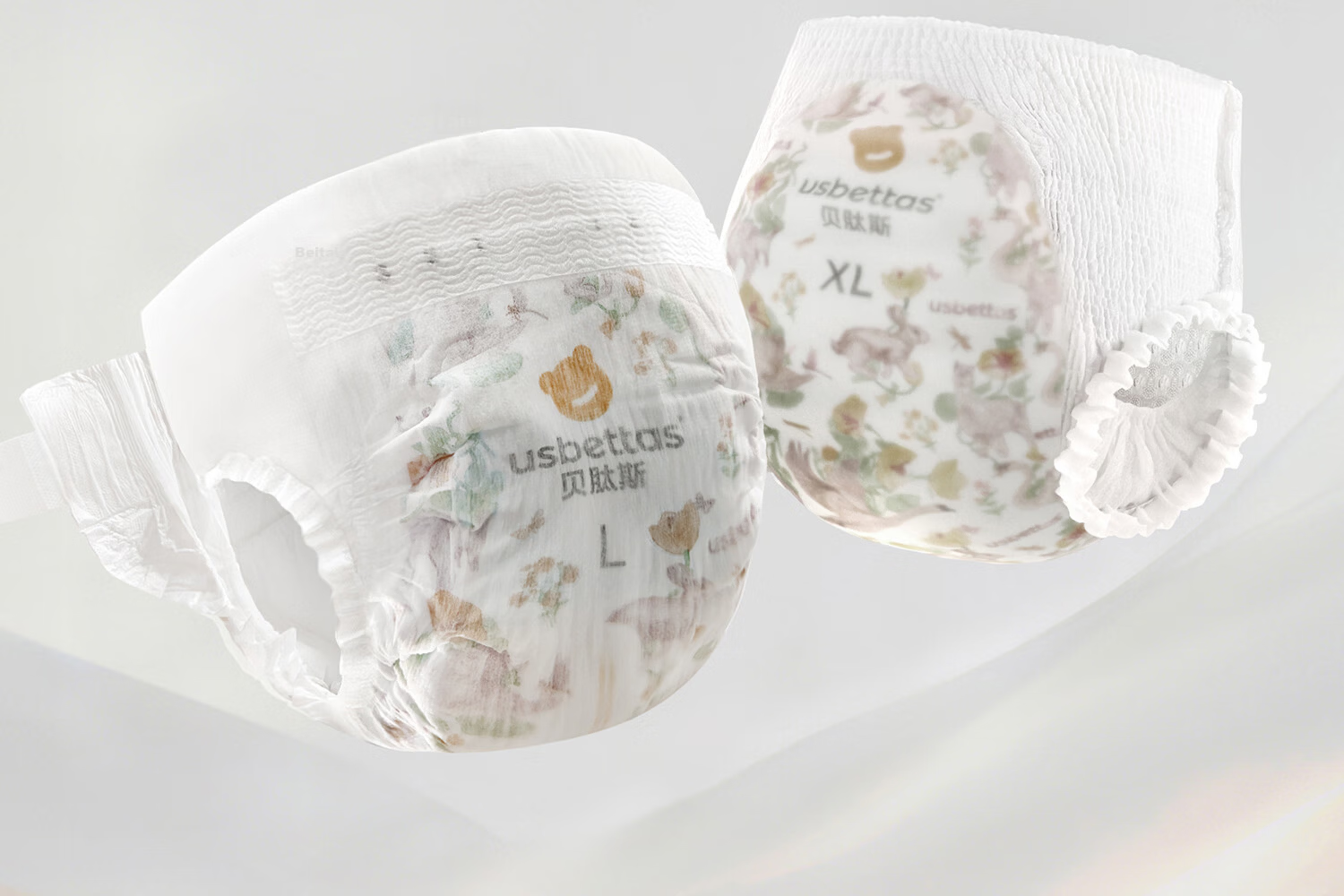 Betis Biomimetic Vernix Skin Care Diaper Trial Pack Breathable Baby Diapers Unisex Size S 4 Pieces 31