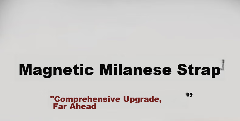 CHENSONG Milanese Metal Magnetic Strap for Redmi Watch 6/5/4, Universal Silver Wristband for Men 1