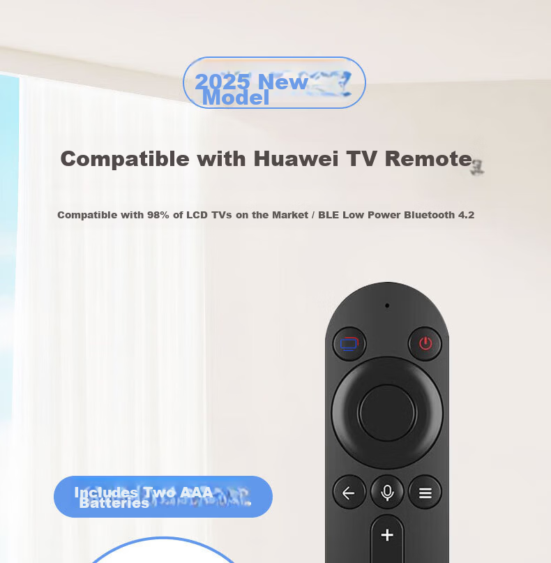Dongpuli Universal Bluetooth Voice Remote Control for Huawei Honor HarmonyOS Smart TV S SE V X1 HDRC-BV1 v65 2