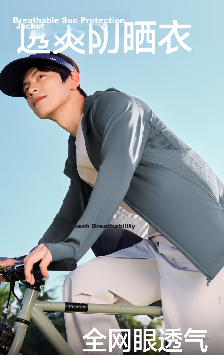 Beneunder Sun Protection Jacket for Men, Lightweight UV-Resistant Breathable Outdoor Fishing Casual High-Elasticity Summer AS105 Light Coffee Gray L 3