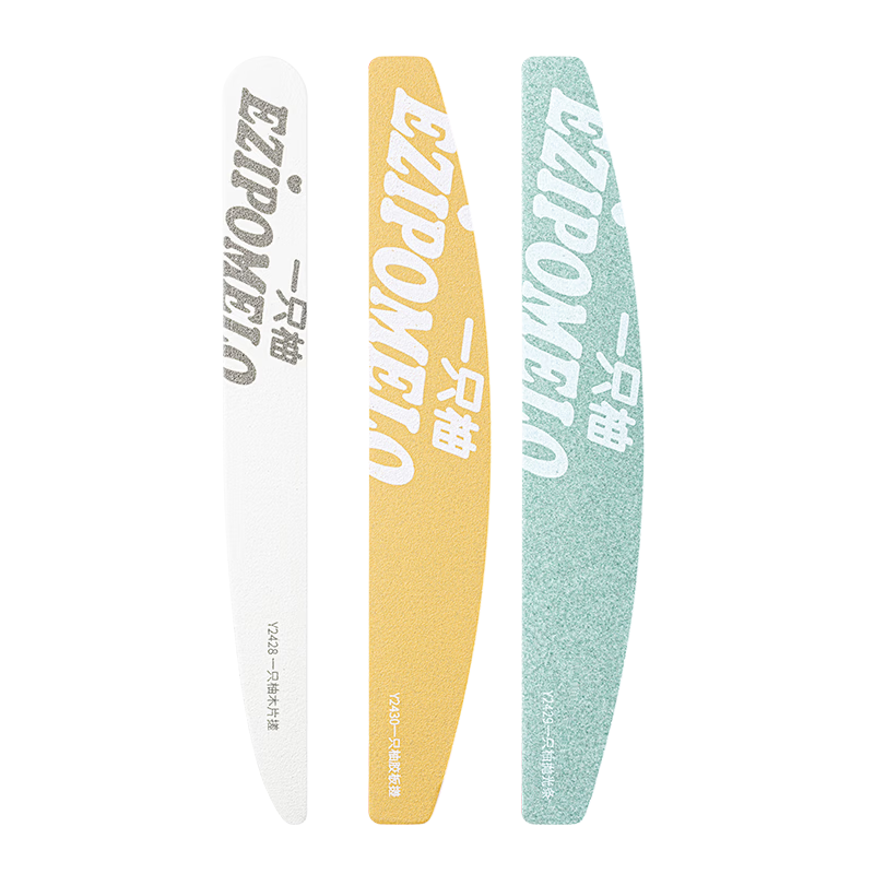 Yomi Nail File Buffer Sanding Polishing Sponge Strip Manicure Shaping 3-Piece Set Tool