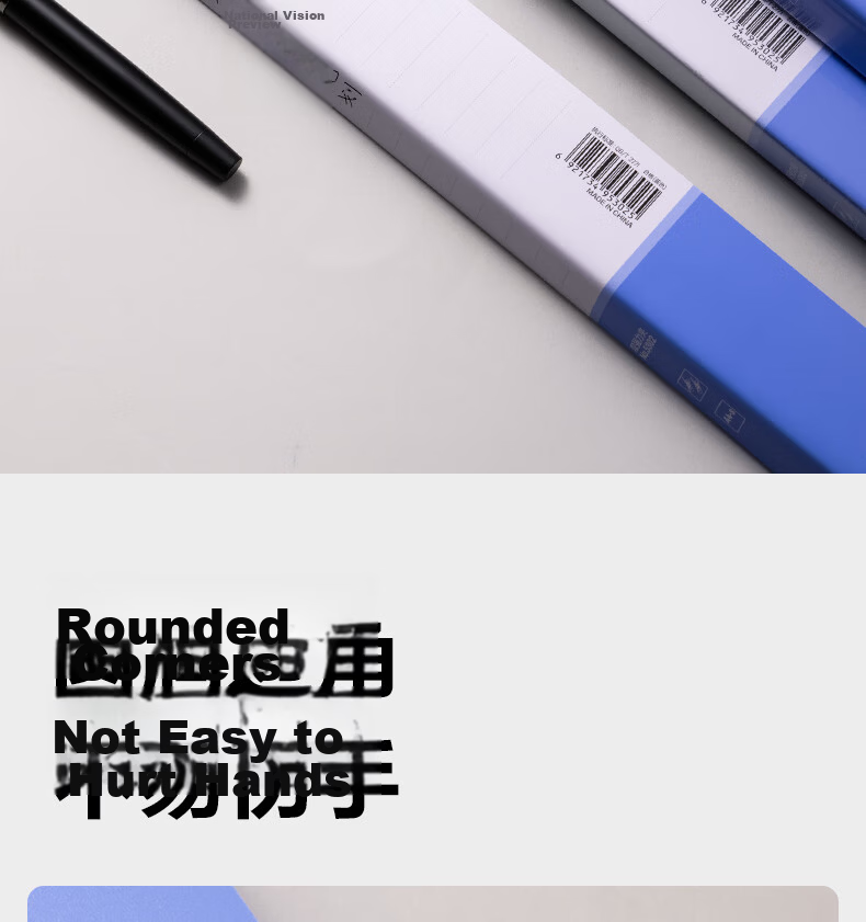 Deli A4 Metal Long Clip Binder + Sheet Protectors, Large Capacity Exam Paper Folder, Poetry Recitation Contract Clipboard, Study And Office Supplies, 5308ES Blue 10