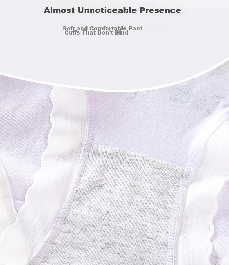 Ariel & Aurora Girls' Cotton Briefs for Ages 6-12, Puberty Period, No Pinch, Elementary School, 4-Pack XL 11