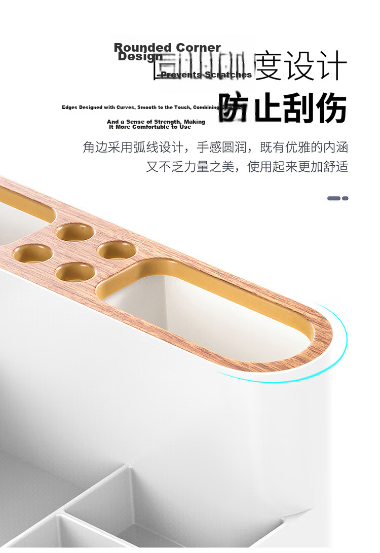 Jinlongxing Desktop Cable Organizer Box for Charging Cables, Power Cords, USB Drives And Small Items Storage Solutio 7