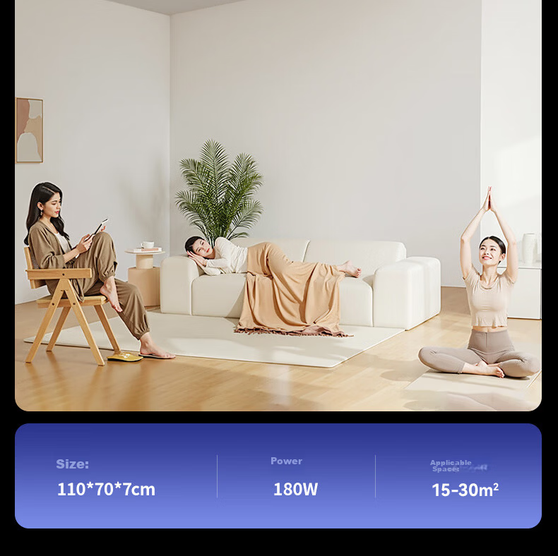 AUX American Pure Eye Protection AI Voice Smart Bedroom Ceiling LED Light Nordic Modern Minimalist Main and Secondary Bedroom Study Room 33