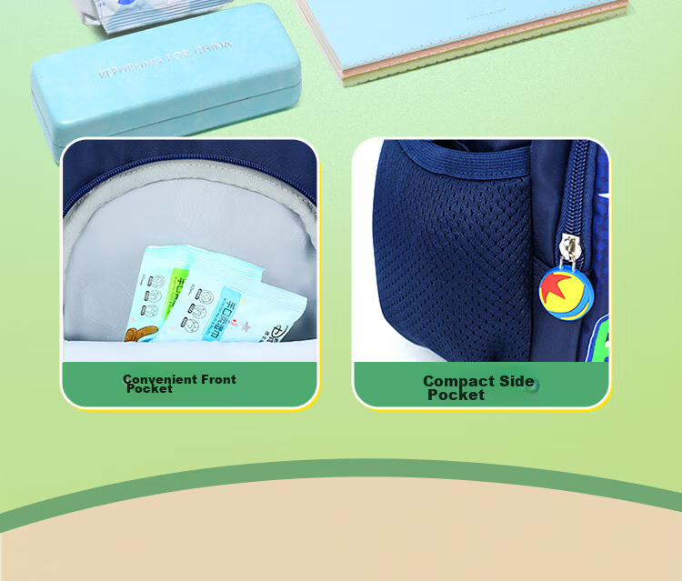Disney Kindergarten Backpack for Ages 3-6 Lightweight Breathable Outdoor Large Capacity Cute Dinosaur Kids Small Bag Simple Style 10