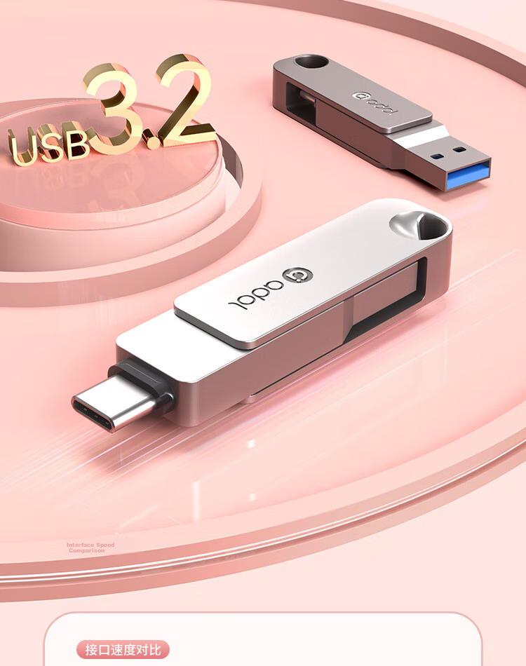 ASUS a 256GB Type-C USB 3.2 Dual Interface Flash Drive for Mobile and PC PM310 Meteor Gray 3