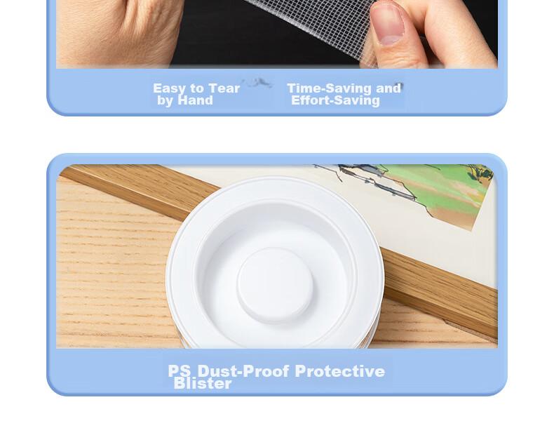 Deli Nano Double-Sided Tape 3.0 Upgrade 30mm x 3m Strong Adhesive Wall-Mount No-Trace Tape Grid Transparent Waterproof Tape 1 Roll JL601 5