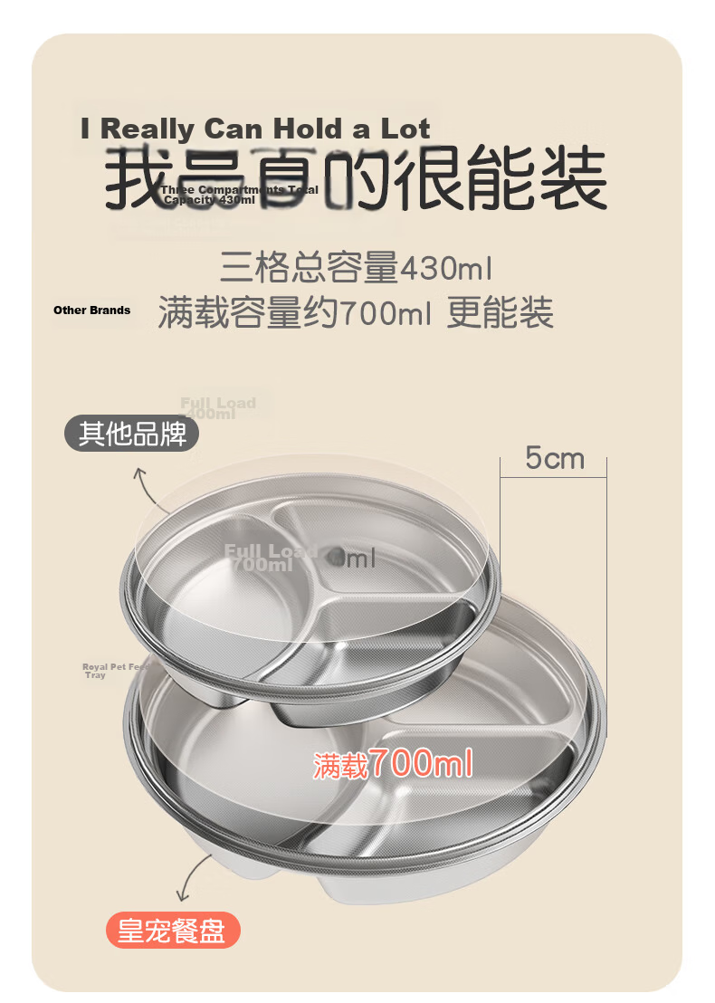 Huangchong Children's Water-Filled Insulated Meal Tray, Baby Constant Temperature Food Plate, Stainless Steel Detachable Compartment Lunch Box, Yellow 12