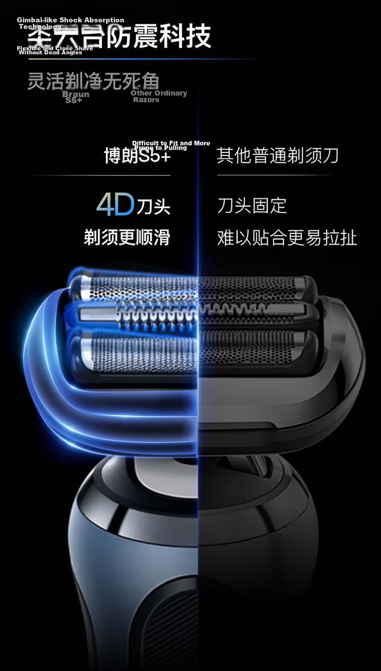 Braun Zhu Yilong Edition Electric Shaver New Series 5 Pro+ Gift Box Reciprocating Portable Razor Men's Graduation Gift 6