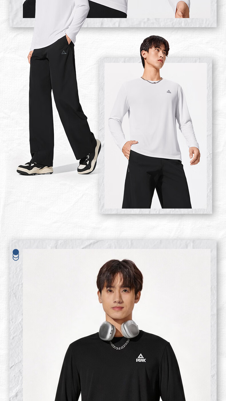 Peak Quick-Dry UV Protection Long Sleeve T-Shirt Men Spring Sweatshirt Running Sports Training Outdoor Casual Top Women DF644560 11