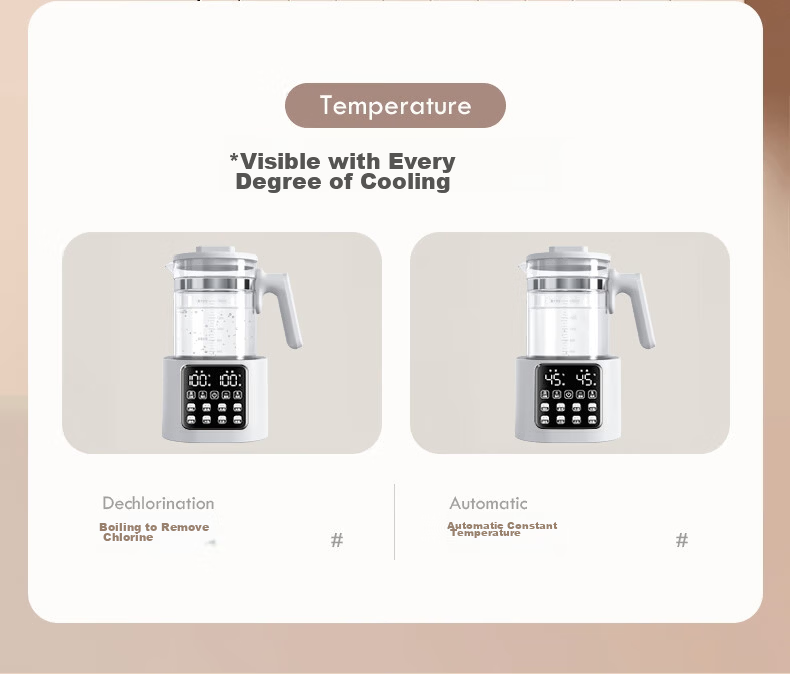 Konbao Thermostatic Kettle Baby Milk Warmer Electric Kettle Multi-Function 1.5L 8