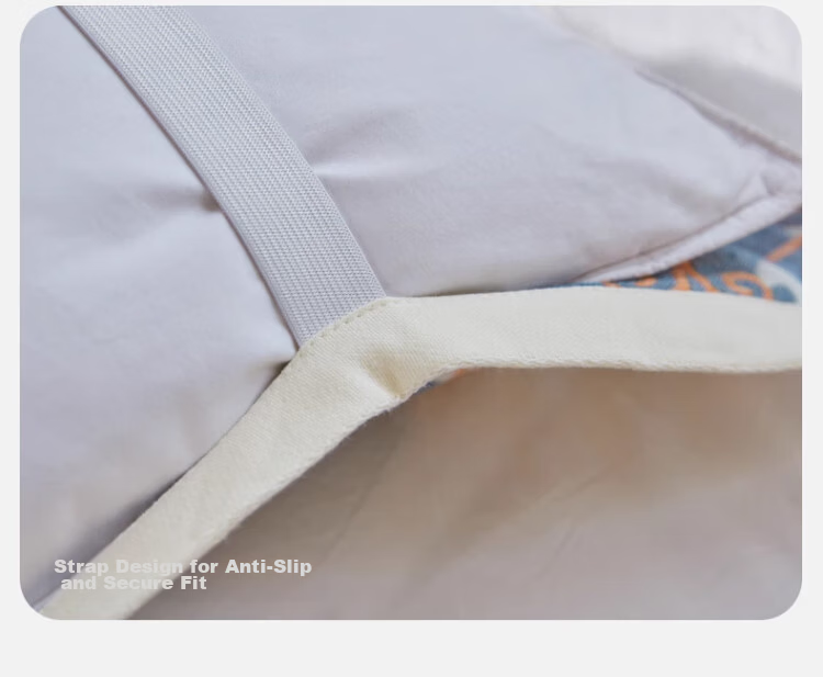 MUJI A-Class 100% Cotton Four-Layer Gauze Pillowcase Set with Elastic Band Anti-Slip 52x78cm Pair 8
